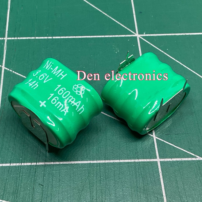 แบตเตอรี่ Ni-MH 3.6V 160mAh ขาลงปริ้น ออกบิลได้