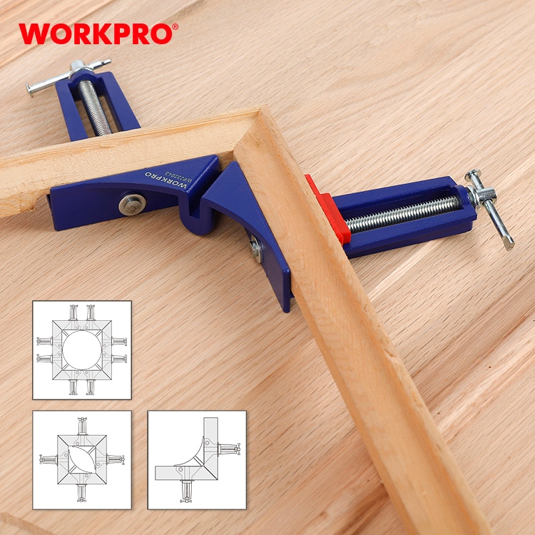 WORKPRO แคลมป์เข้ามุม 90 องศา รุ่น WP232043 รูปที่ 6