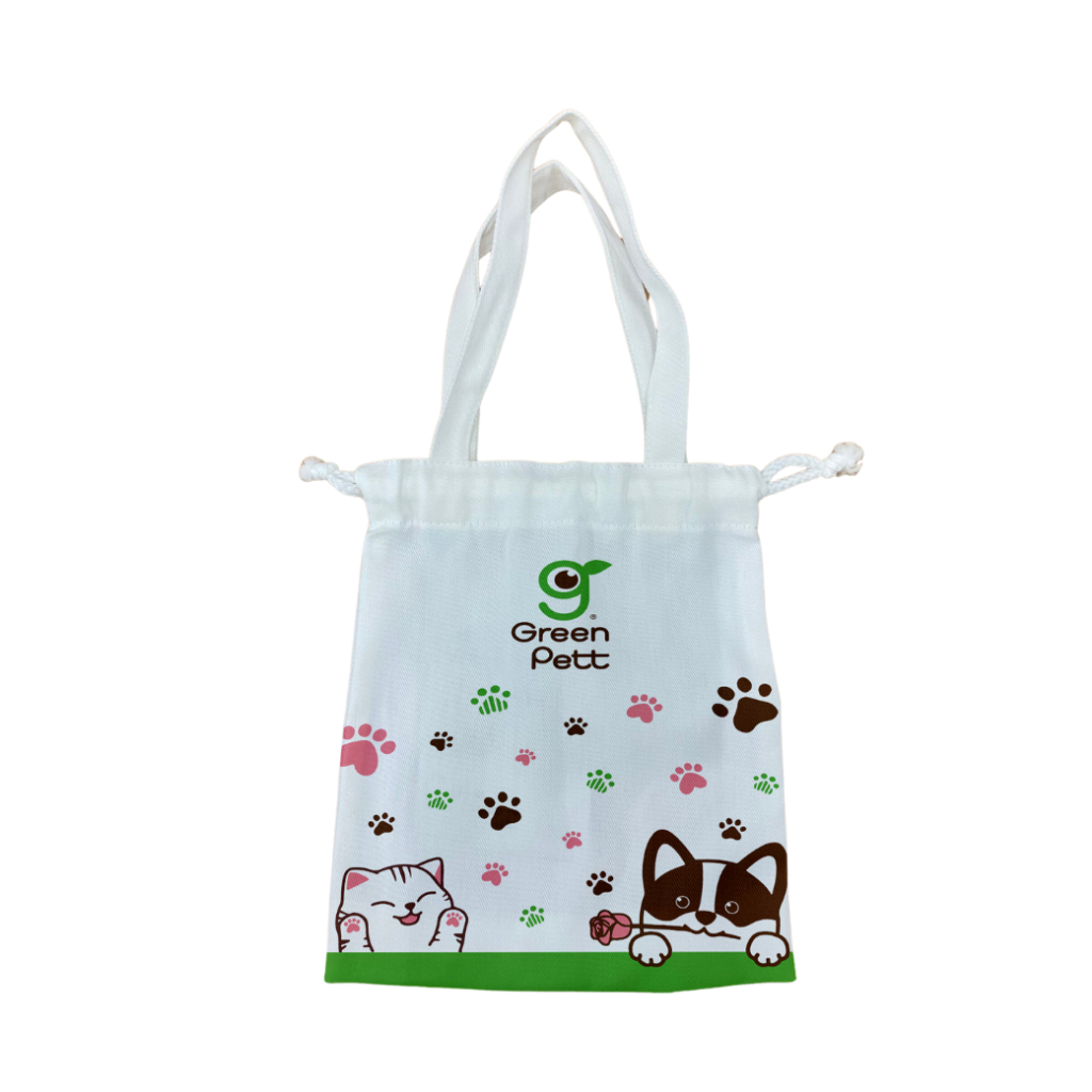 (ของสมนาคุณลูกค้าสุดน่ารัก) อย่าลืมกดรับนะคะ กระเป๋าผ้า green pett