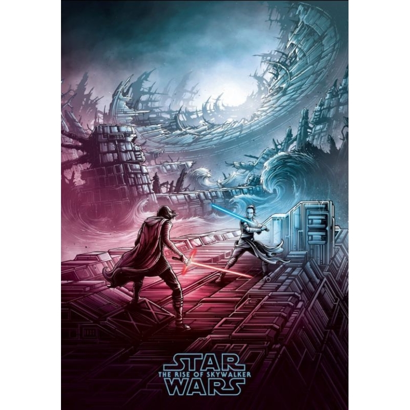 Poster IMAX Starwars The Rise of Skywalker ครบ 4 แบบ