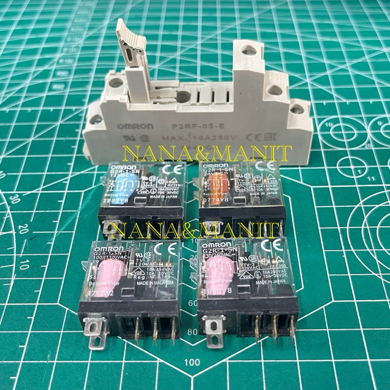 G2R-1-SN 5 ขา 12VDC ,24VDC ,110VAC,220VAC ,P2RF-05-E พร้อมส่งในไทย