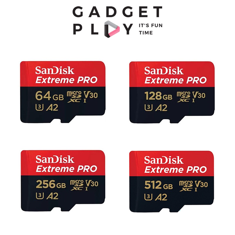 [กรุงเทพฯ ด่วน 1 ชั่วโมง] Sandisk Micro SD Card Extreme Pro (V30) - เมมโมรี่การ์ด