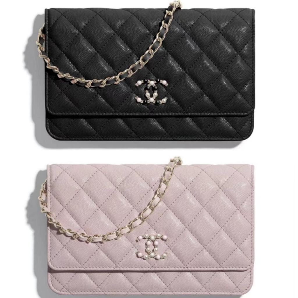 Chanel/กระเป๋าโซ่/กระเป๋าสะพาย/กระเป๋าสะพายข้าง/AP2021/ของแท้ 100%