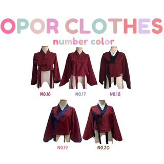 เสื้อครอปฮันบกตัวสั้น-แจ้งสีในแชท-K-031