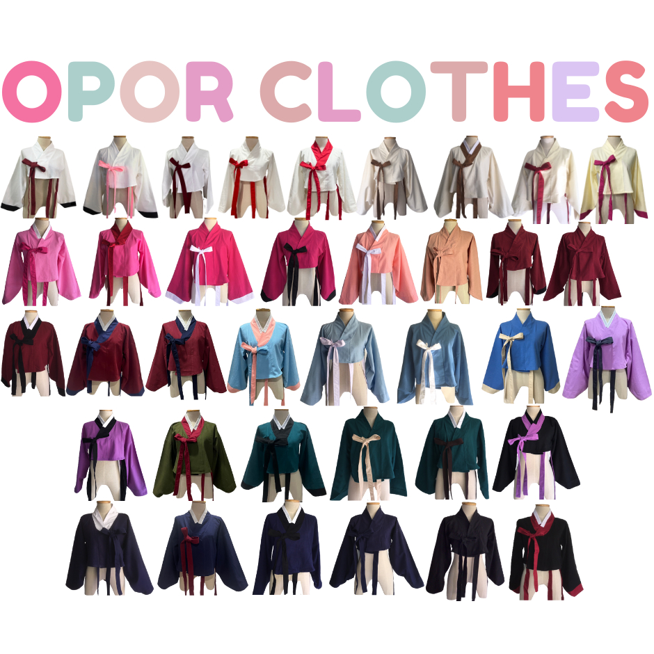 เสื้อครอปฮันบกตัวสั้น-แจ้งสีในแชท-K-031