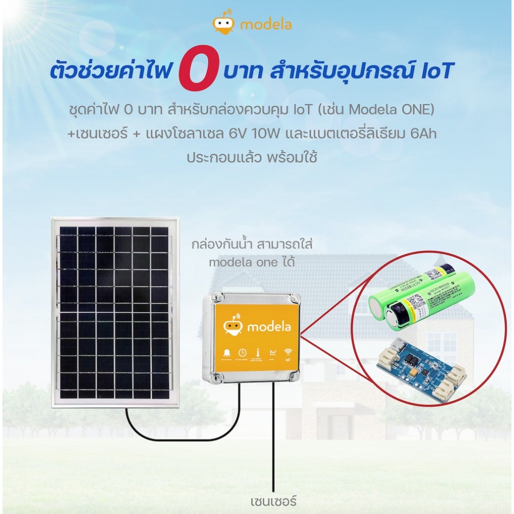 ชุดชาร์จโซลาเซลล์สำหรับอุปกรณ์ IoT