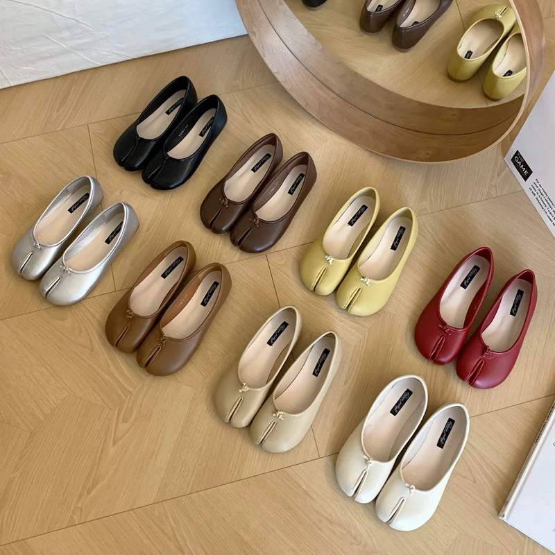 (ร้านไทย—มีพร้อมส่งค่ะ / pre-order) รองเท้าทรงกีบหมู tarte tatin flats ส้นแบน มีทั้งหมด 8 สี | justmoment