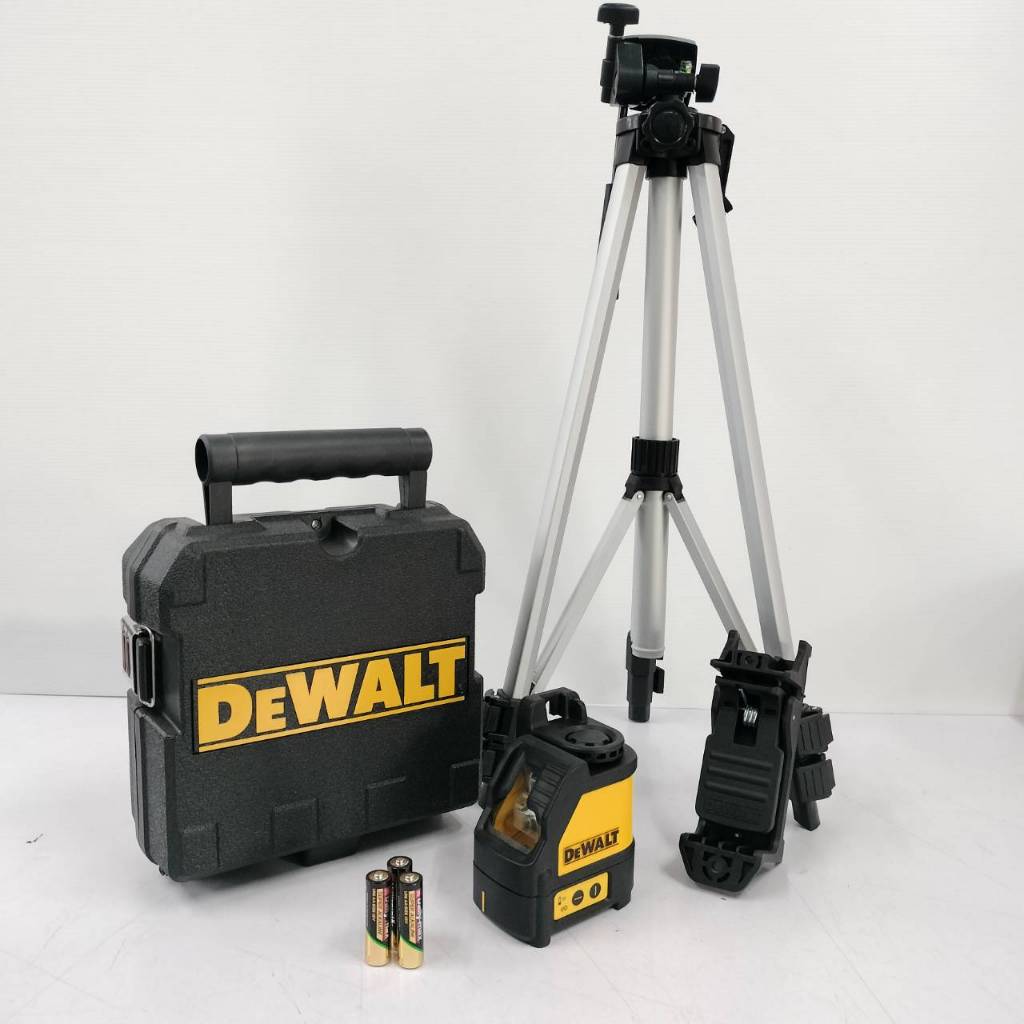 เลเซอร์ระดับ2เส้น แสงแดง DW088KTP DEWALT พร้อมขาตั้ง