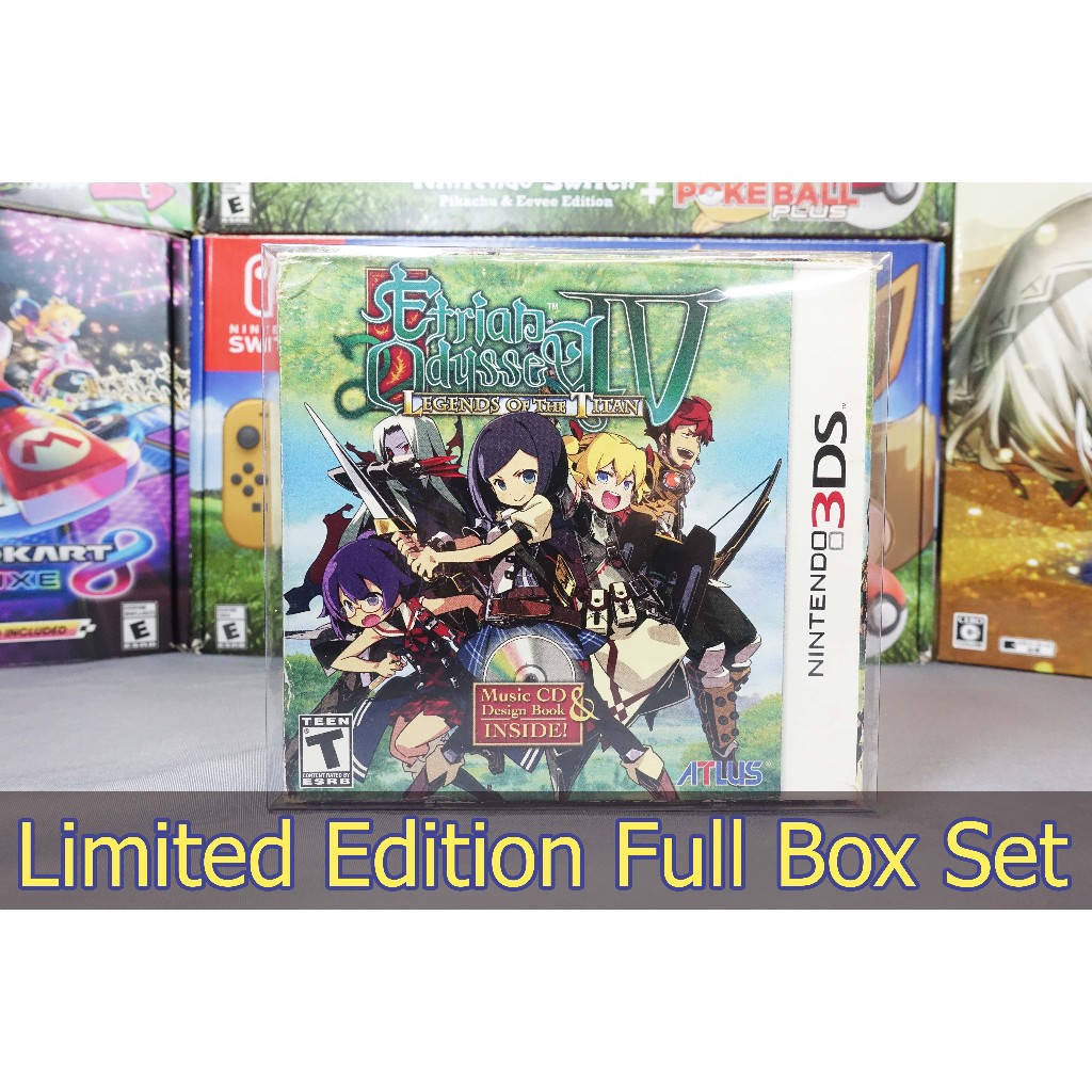 [+..-]Etrian Odyssey IV 4 Legends Of The Titan 3DS Limited Edition