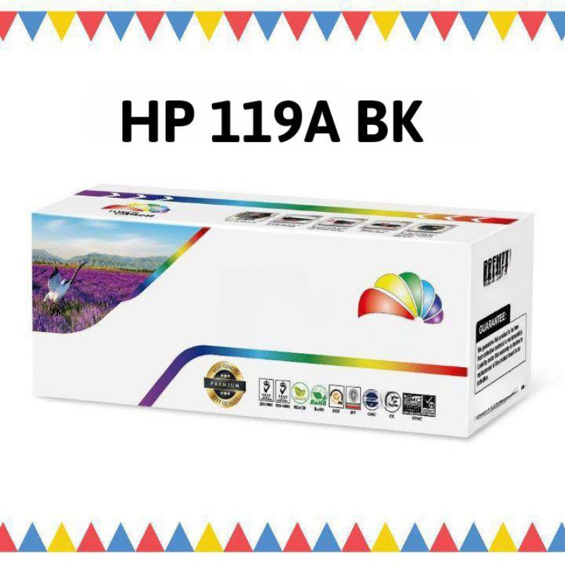 W2090A BK หมึกเลเซอร์ โทนเนอร์ ตลับเทียบเท่า W2090A BK (119A BK) สีดำ  Color Laser MFP 179fnw