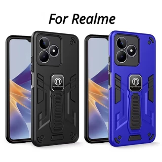 มาไหม่ เคสขาตั้ง ใช้สำหรับ Oppo Realme C85 C75 C75x C71 C67 C65 C63 C61 C55 C53 C51 Note50 Note70 Note8 กันกระแทก ขาตั้ง