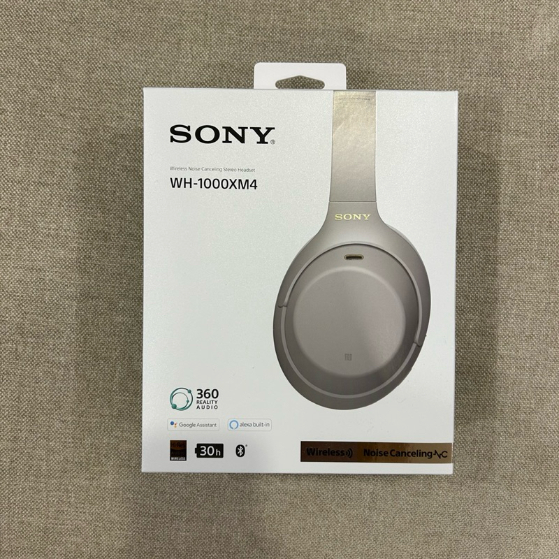 Sony WH-1000XM4 (used-มือสอง) สี Platinum Silver อุปกรณ์ครบ