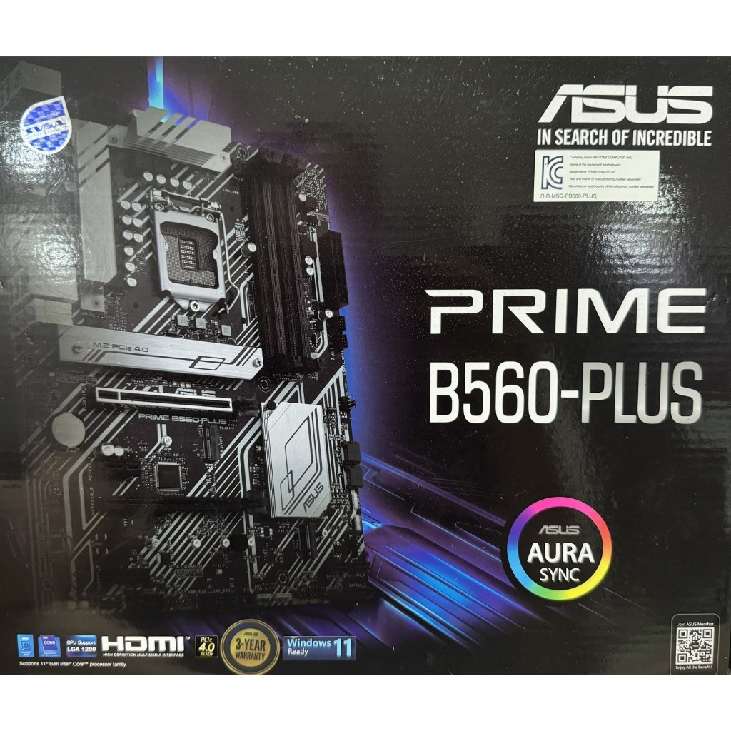 MAINBOARD (เมนบอร์ด) 1200 ASUS PRIME B560-PLUS มือสอง