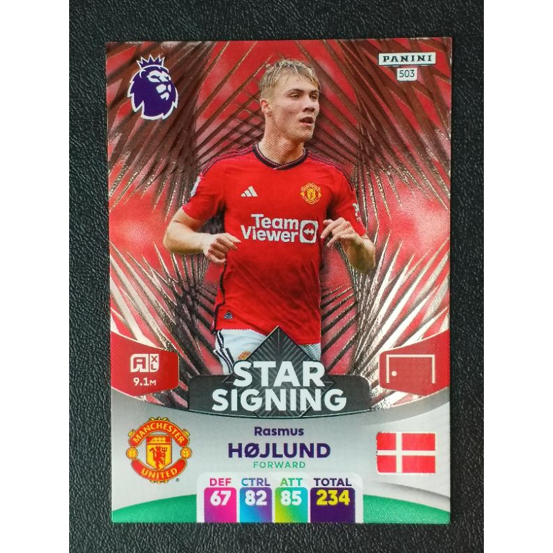 การ์ดฟุตบอล PANINI ADRENALYN XL 2024 STAR SIGNING SOCCER CARD