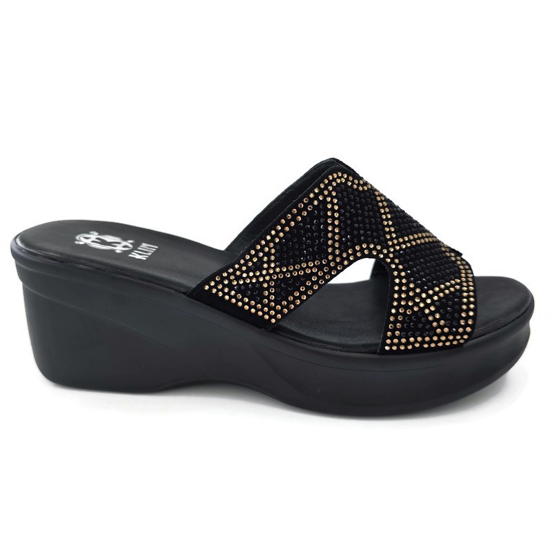 KLIN รองเท้าแตะส้นตัน รุ่น KL1275 รองเท้าผู้หญิง สินค้าพร้อมส่ง