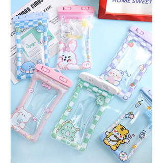 ซองมือถือกันน้ำ ซองใส่โทรศัพท์กันน้ำวันสงกรานต์ มีสายคล้อง ส…