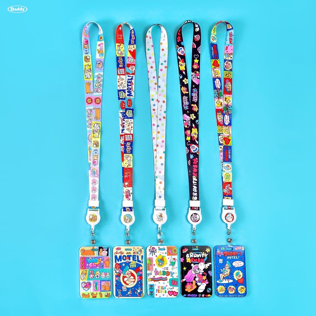 DADDY | Daddy Frame Card + Lanyard ( สายยาว) เฟรมการ์ดและสายคล้อง ลายใหม่ สุดน่ารัก
