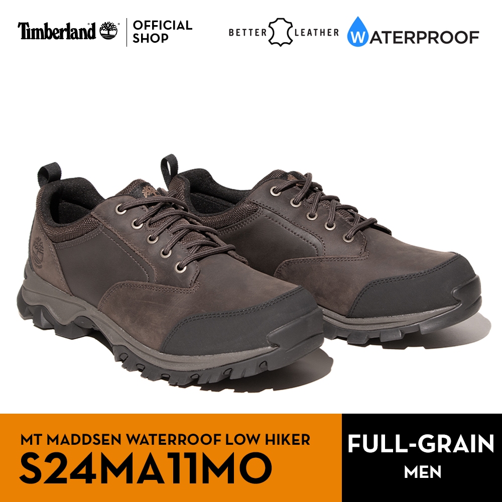 Timberland Men's MT MADDSEN Waterproof Low Hiker รองเท้าผู้ชาย (S24MA11MO)