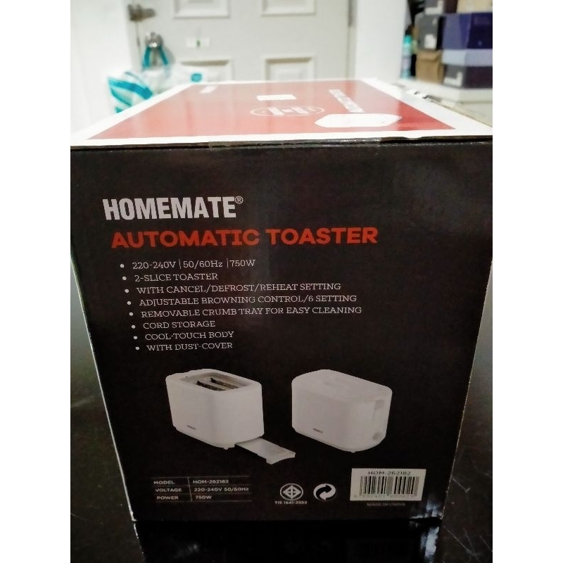 เครื่องปิ้งขนมปัง HOMEMATE จาก Verasu(วีรสุ) รุ่น HOM-262182