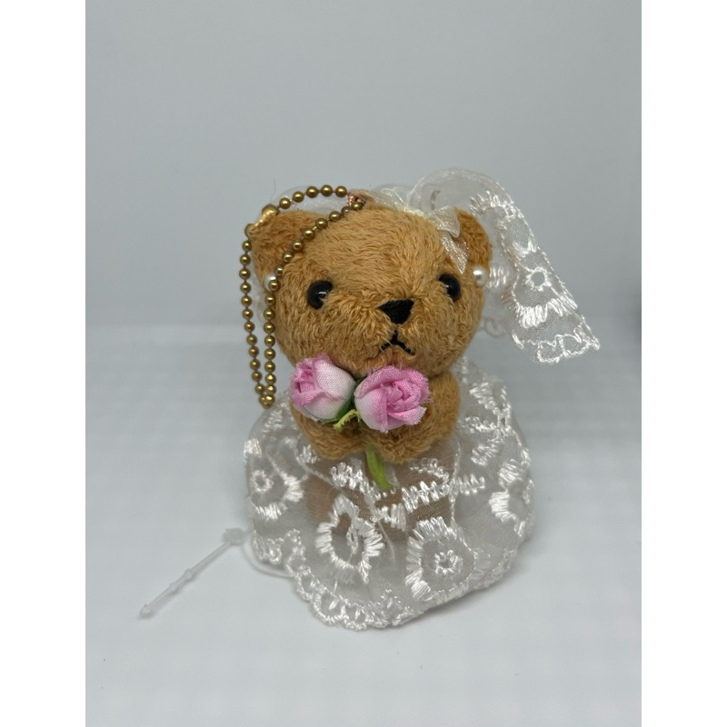 พวงตุ๊กตาหมีเจ้าสาว HUIS TEN BOSCH🌷มือสอง