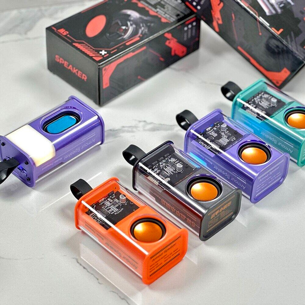 🔥ลำโพงบลูทูธ5.3 ลำโพงขนาดเล็ก ​5W เสียง3D Wireless Bluetooth Speaker เบสหนัก ลำโพงแบบพกพา สองเครื่อง ​TWS เชื่อมต่อกันจั