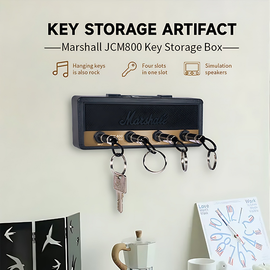Marshall Jcm800 พวงกุญแจ ที่วางพวงกุญแจ พวงกุญแจลำโพงมาแซล