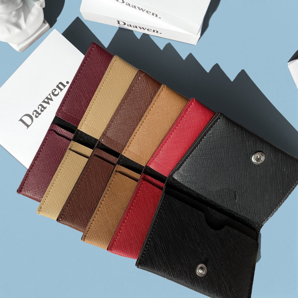 กระเป๋าใส่บัตรแบบหนัง สามารถใส่การ์ดได้หลายใบ Leather card holder