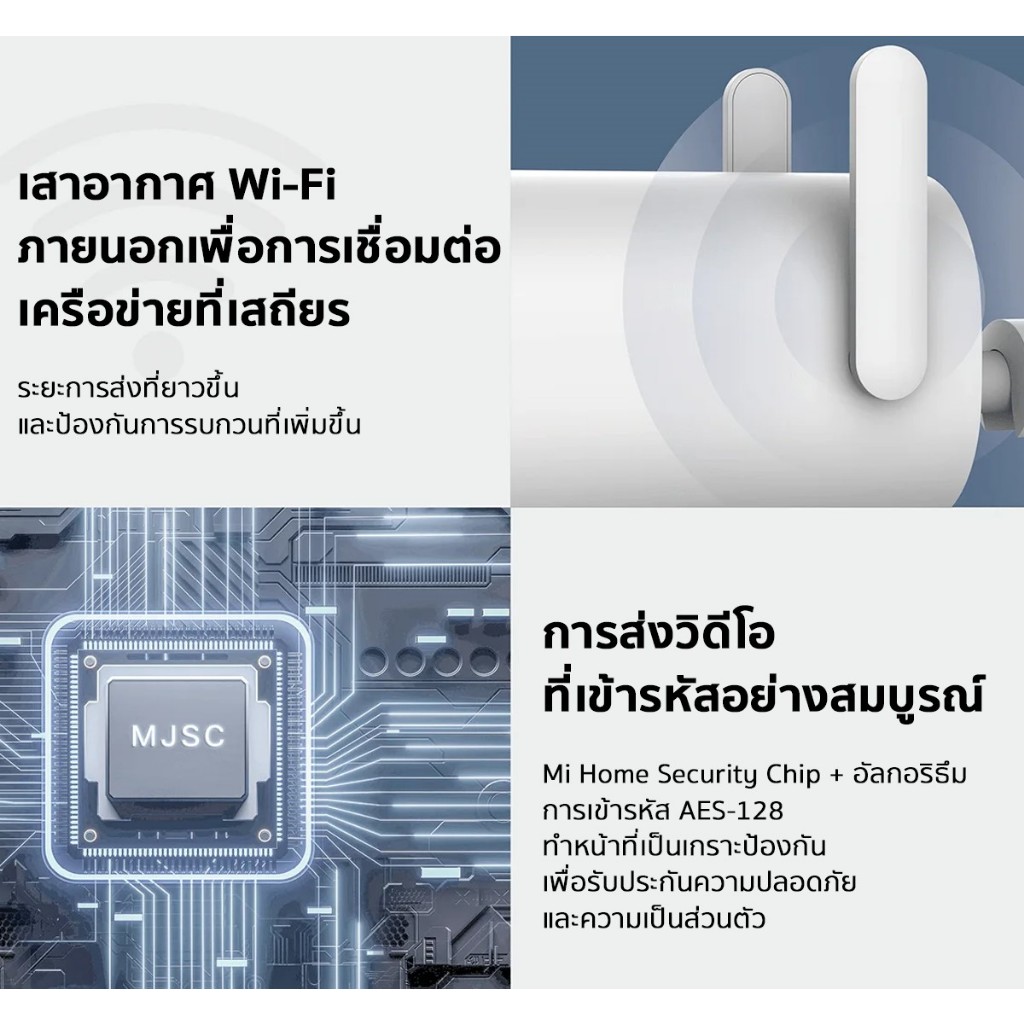 (รับประกันศูนย์ไทย 1 ปี)Xiaomi Outdoor Camera AW300/ AW200  กล้องวงจรปิด กันน้ำกันฝุ่น ภาพสีเต็มในกลางคืน