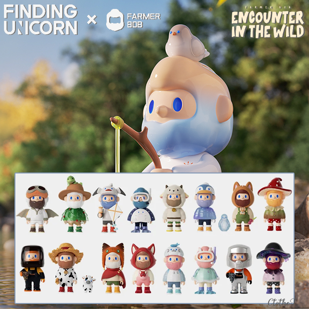 [พร้อมส่ง][เลือกตัว] F.UN x Farmer bob 9 - Encounter In The Wild Series โมเดล ลุงบ๊อบ คอลฯใหม่ แบบเช็คการ์ด ระบุตัว