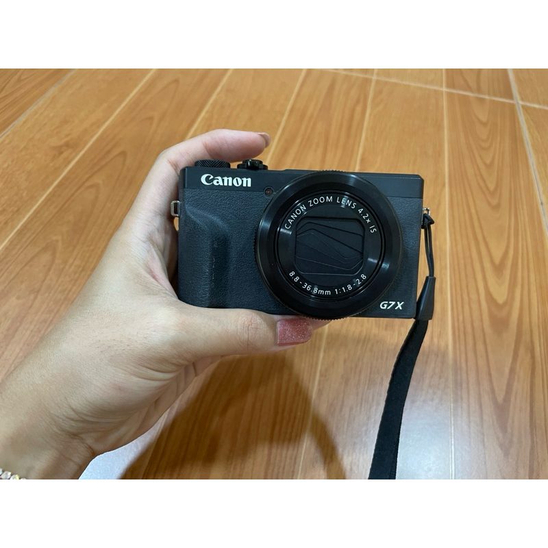 ส่งต่อ Canon G7X mark iii มือสองสภาพดี แถมไมค์ boya