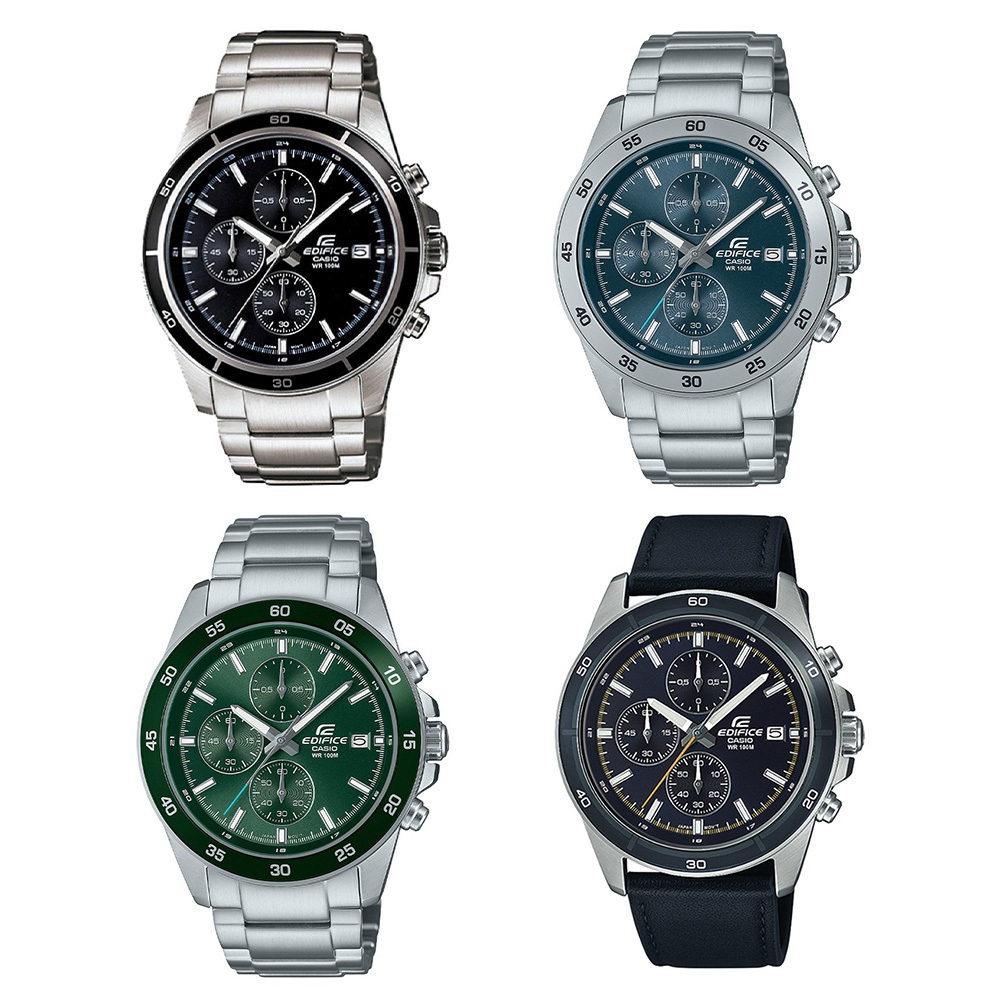 Casio Edifice นาฬิกาข้อมือผู้ชาย สายสแตนเลส  รุ่น EFR-526,EFR-526D,EFR-526BK,EFR-526L (EFR-526D-1A,E