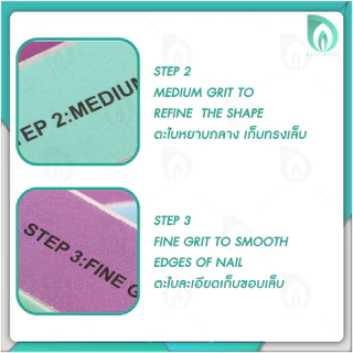 💜 Beaumore 💜 ตะไบเล็บ nail ตะไบ ขัดเล็บเงา 7 ขั้นตอน แบบฟองน้ำ 4 ด้าน ใช้งานง่าย ประหยัดเวลา น้ำหนักเบา พกพาสะดวก