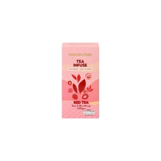 ชาชงเย็น Tea Infuse Red Tea ชาแดงอัสสัมผสมคอลลาเจน กลิ่นกุหลาบและกลิ่นสตอเบอรี่