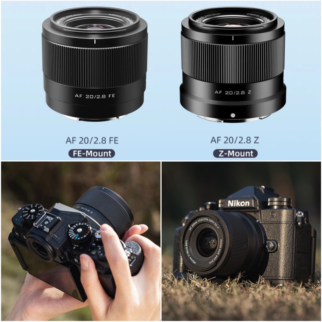 🇹🇭 ใหม่ VILTROX 20mm f2.8 ฟูลเฟรม Auto Focus Sony / Nikon Z เลนส์ ( Ultra Wide 20 mm f2.8 AF FE Z lens Fullframe )