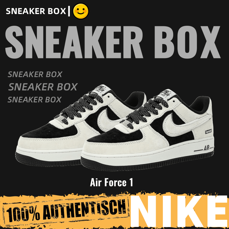 (ส่งฟรี) Supreme x Nike Air Force 1 07 Low"Supreme" รองเท้าผ้าใบ รองเท้า nike ME2392-105
