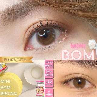 คอนแทคเลนส์ (มินิ) 💗 Mini bom brown,gray 💗 อมน้ำ55% ถนอมดวงตาป้องกันแสง Kittykawaii 🇰🇷 Made in Korea