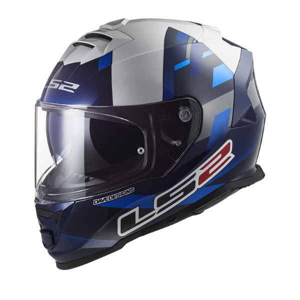 LS2 Helmets - Storm FF800 McPhee Replica Blue White - หมวกกันน็อคเต็มใบ