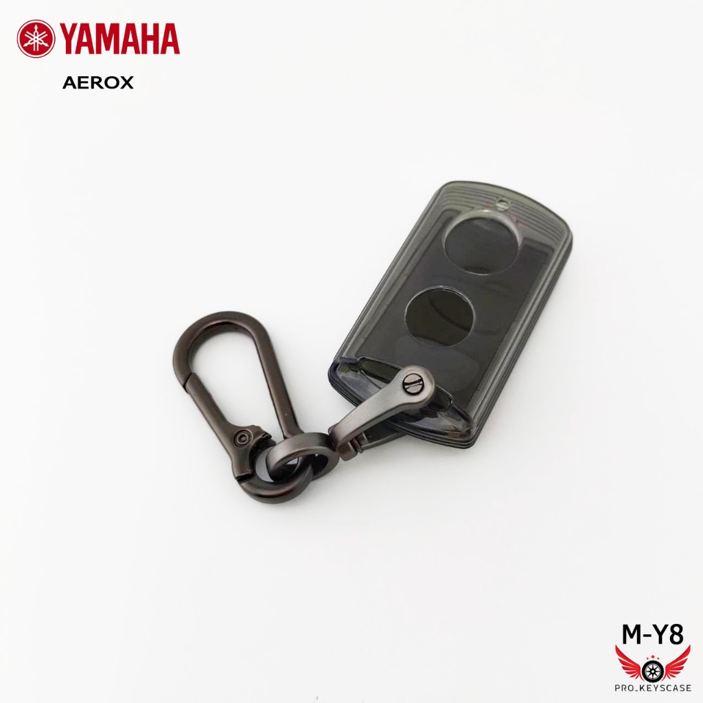 เคสรีโมทกุญแจ YAMAHA  AEROX  M-Y8  วัสดุTPU เคสกุญแจรถมอไซค์ สีใส