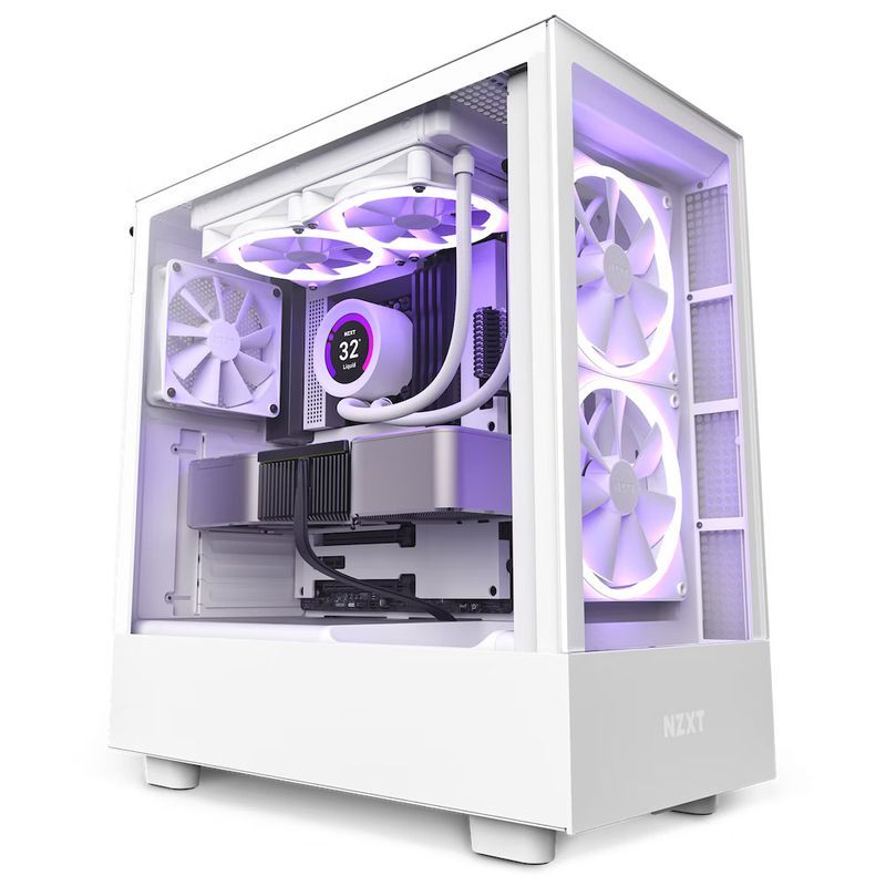 CASE NZXT H5 ELITE WHITE : CC-H51EW-01