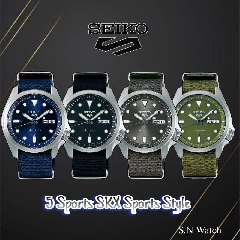 นาฬิกาข้อมือผู้ชาย NEW SEIKO 5 Sports SKX Sports Style