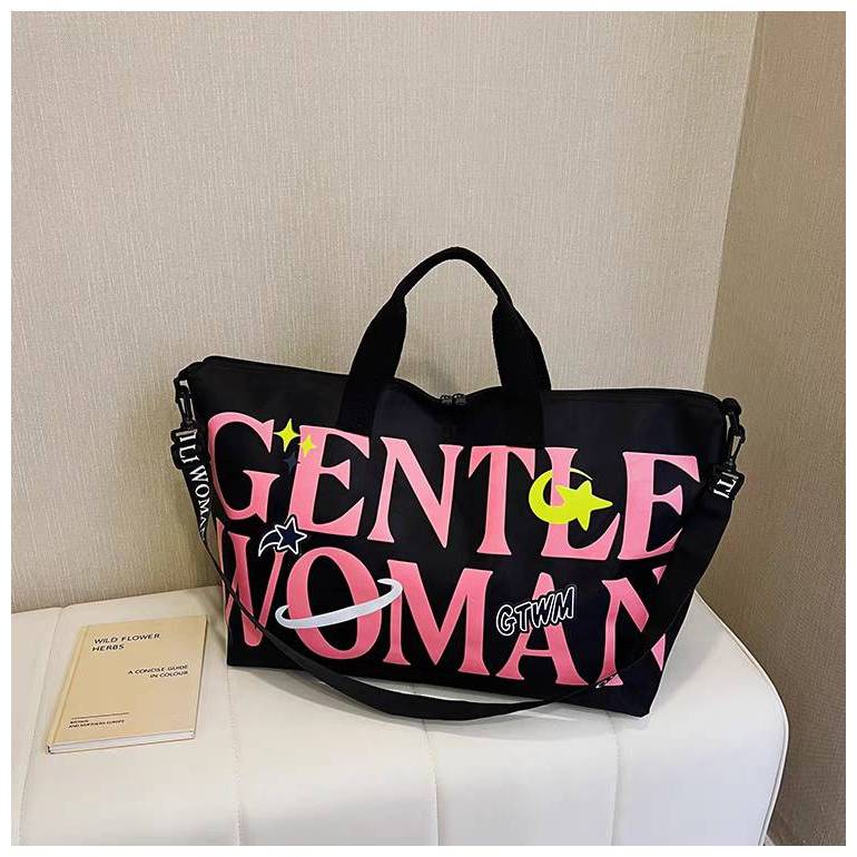 กระเป๋าจัมโบ้Gentle woman กระเป๋าเดินทางจุของได้เยอะ กระเป๋าไปฟิตเนส（คุณภาพ100%）（จัดส่งจากกรุงเทพ）