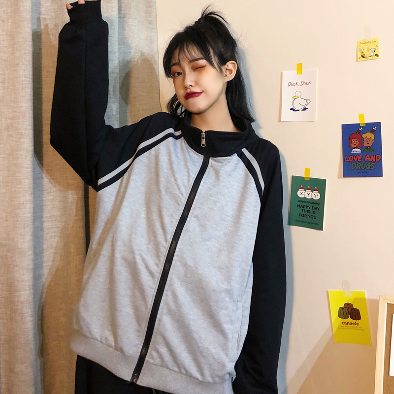 fashiongirl1688 เสื้อแขนยาวผู้หญิงสไตส์นักเรียนเกาหลีในซีรีย์สุดเท่ๆใส่ได้ทั้งชายและหญิงติ่งต้องสั่ง