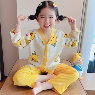 ชุดนอนเด็ก ชุดนอนเด็กคอวีแขนยาวขายาว ชุดนอนเด็กชาย ชุดนอนเด็…