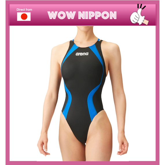 【ส่งตรงจากญี่ปุ่น】[Arena] [WA Approved] ชุดว่ายน้ำสำหรับแข่งขันสำหรับผู้หญิง/เด็กผู้หญิง [AQUA ADVANCED] วัสดุถักว่ายน้ำสายรัดคู่สำหรับนักว่ายน้ำระดับกลาง ไซส์ S