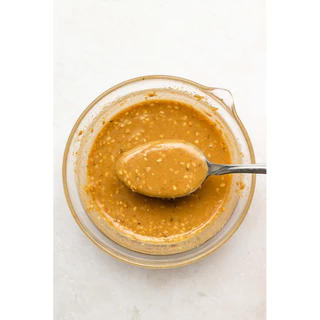 ซอสงาขาว Tahini งาขาวบด (ตราไทไทแบรนด์) Sesame Paste ใช้ทำซอส น้ำจิ้มชาบู น้ำสลัด เสปรดทาขนมปัง แคลเซียมสูงมาก