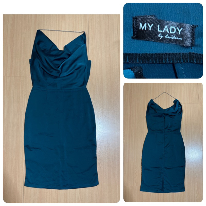 ส่งต่อ เดรส my lady by baifern size 1 สีเขียว