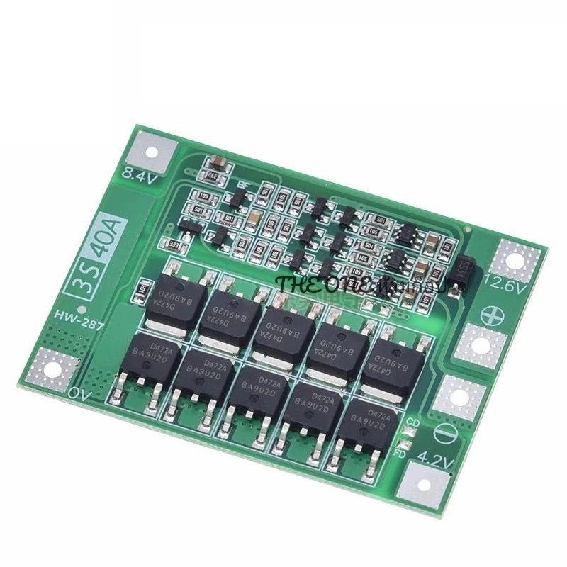 【พร้อมส่ง】แผงวงจร BMS 3S 20A  12.6V บอร์ดป้องกันการชาร์จแบตเตอรี่ลิเธียม BMS 3S BMS 4S BMS 5S BMS 6S