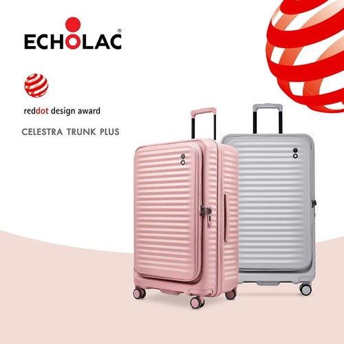 [รับประกัน 5 ปี] ECHOLAC กระเป๋าเดินทางเปิดฝาหน้า รุ่นทรังค์ พลัส (PC183KF) ขนาด 28 นิ้ว