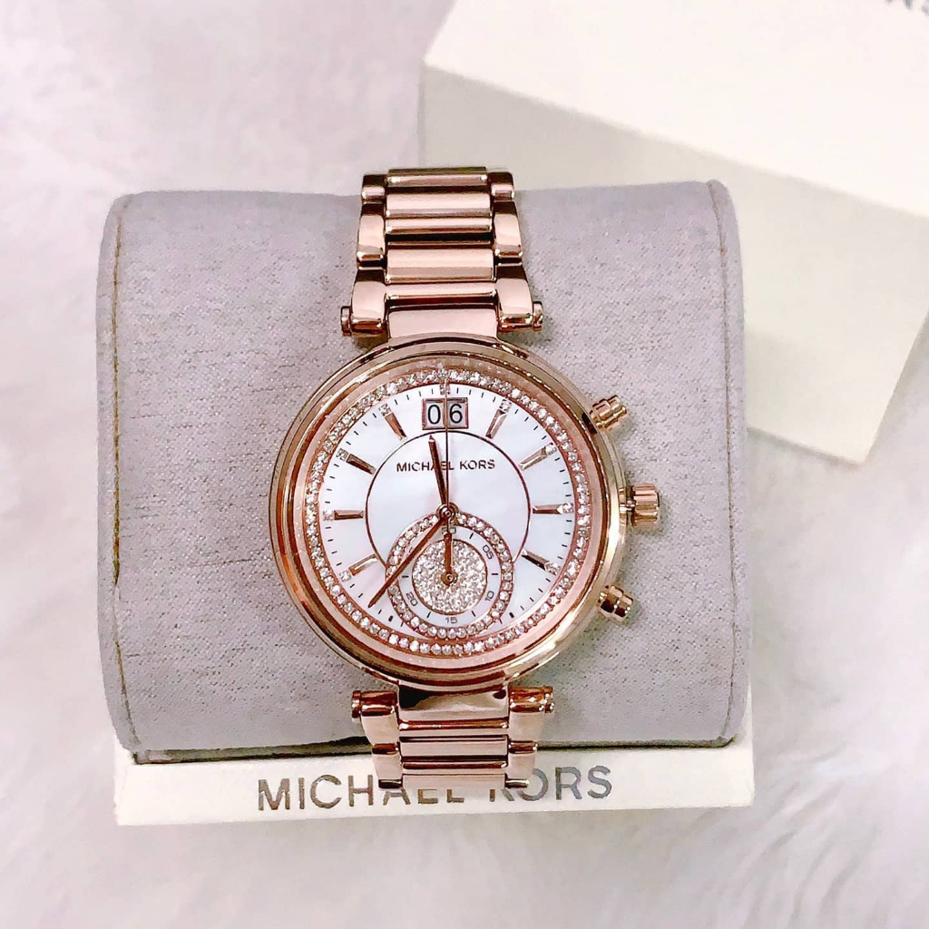 OUTLET WATCH นาฬิกา Michael Kors OWM164 นาฬิกาข้อมือผู้หญิง นาฬิกาผู้ชาย แบรนด์เนม Brandname MK Watch รุ่น MK5128