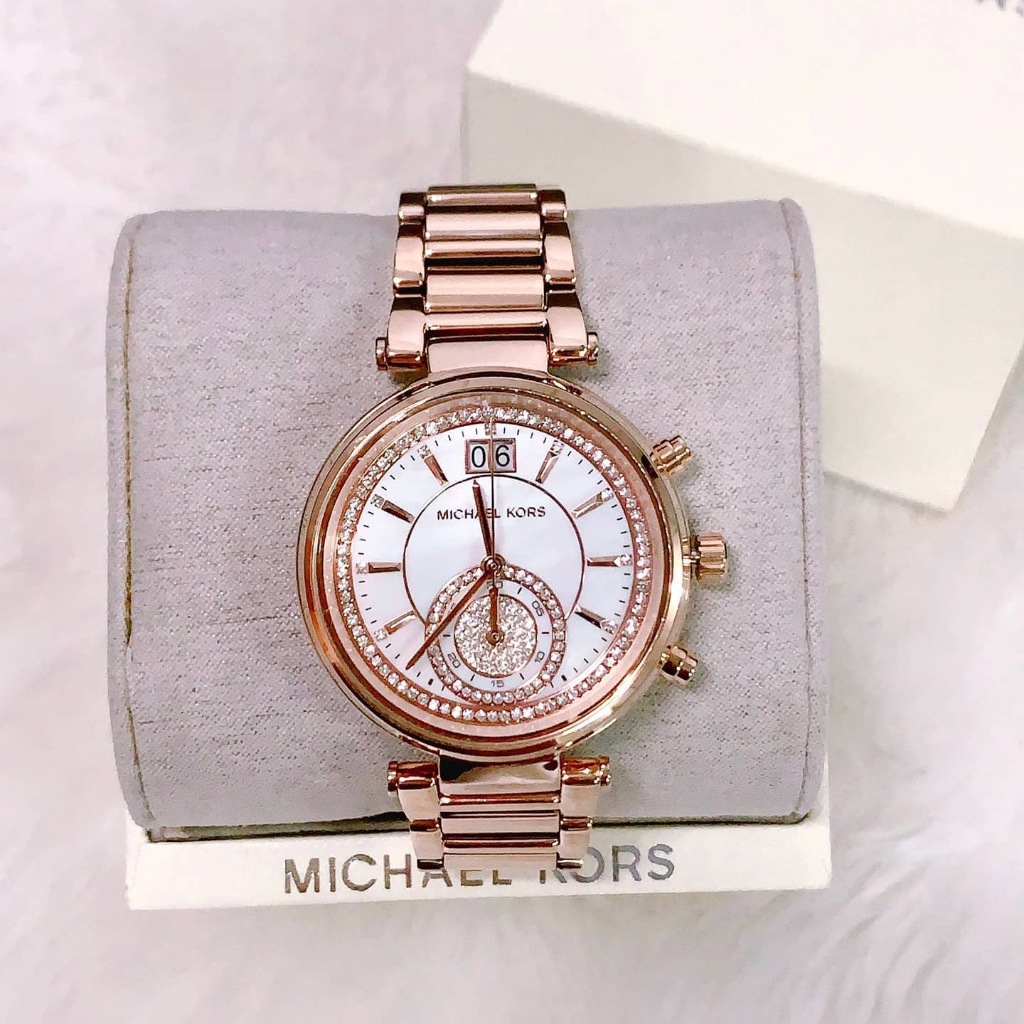 OUTLET WATCH นาฬิกา Michael Kors OWM164 นาฬิกาข้อมือผู้หญิง นาฬิกาผู้ชาย แบรนด์เนม Brandname MK Watc